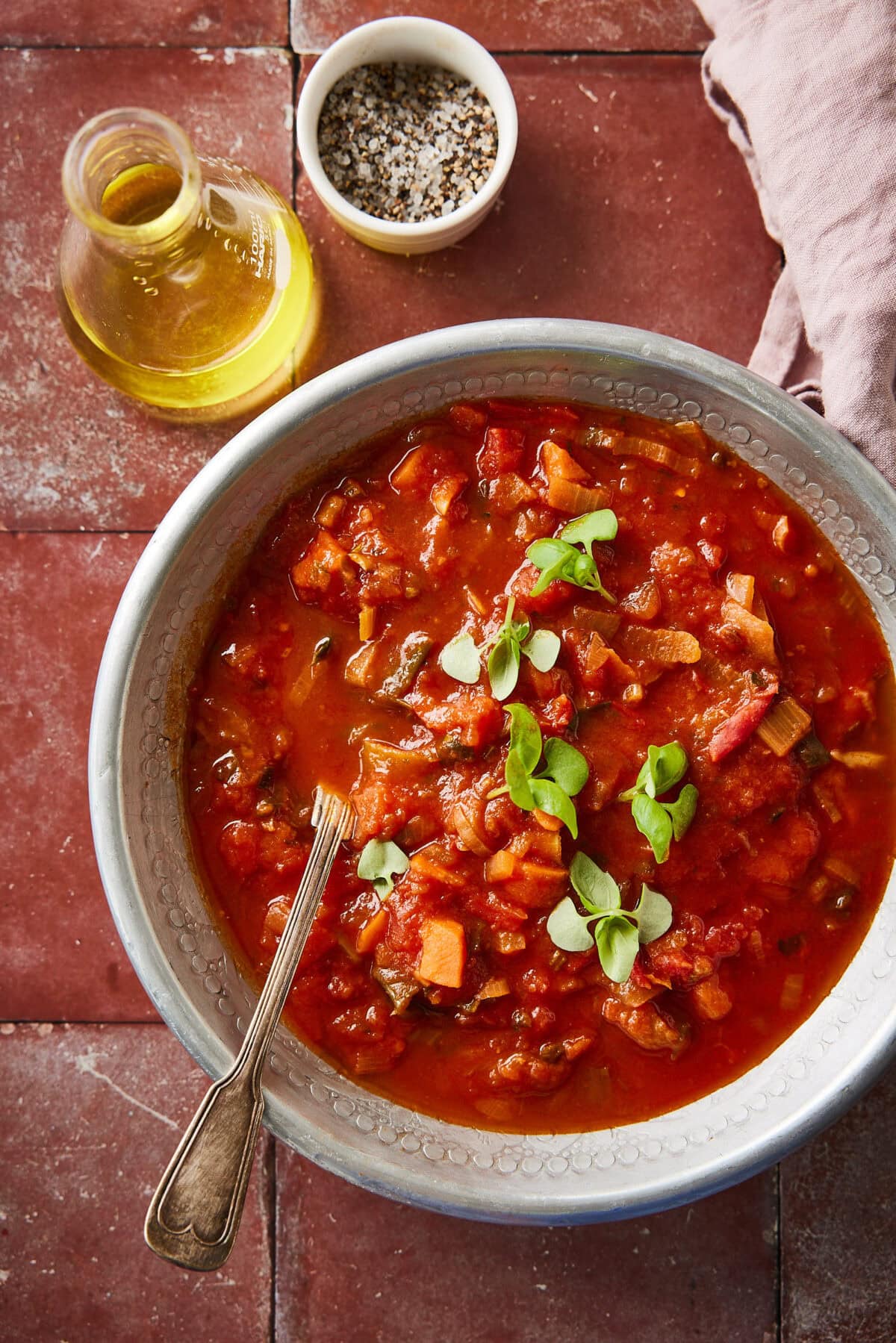 Mediterranean tomato soup