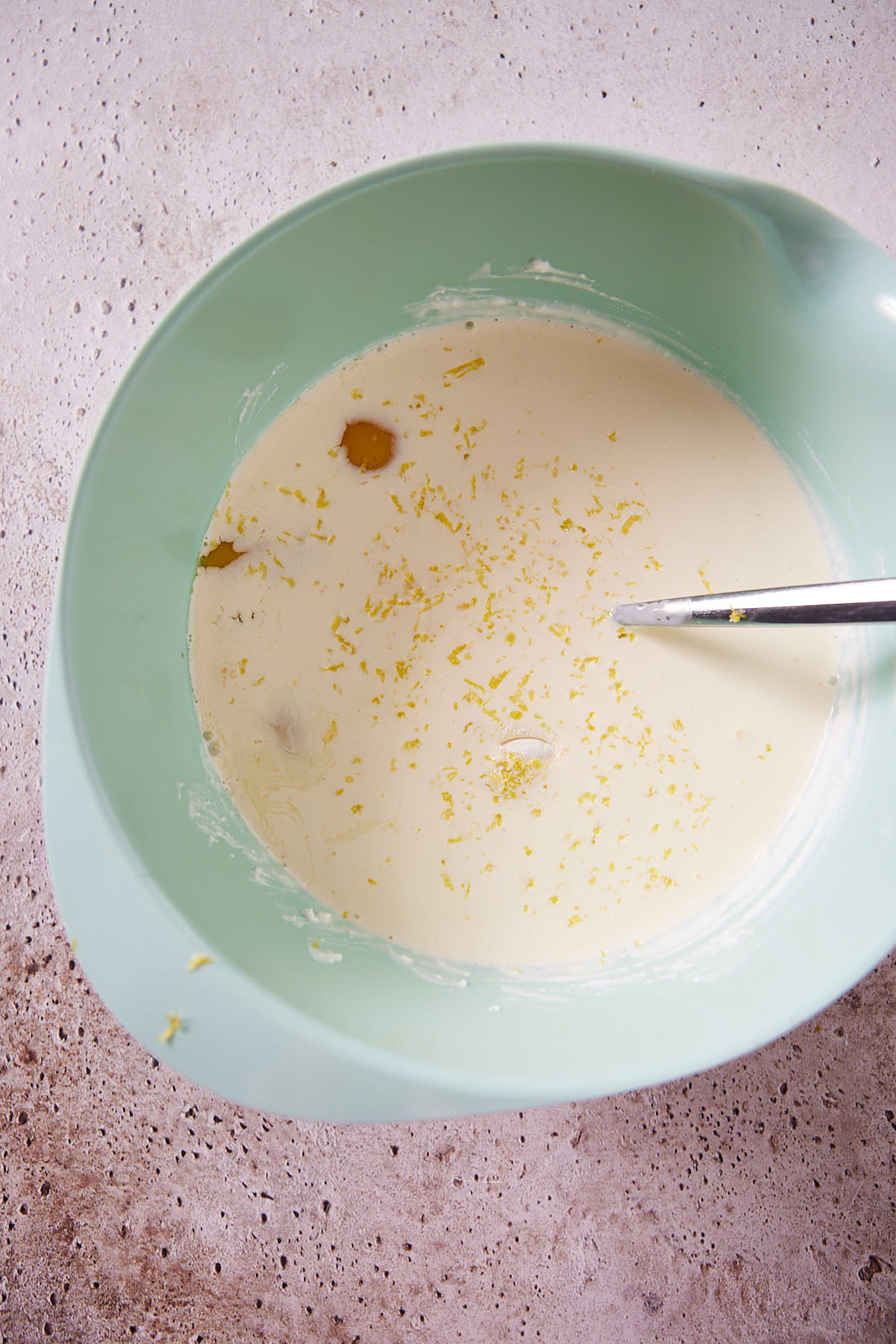 Add the other ingredients to the bowl