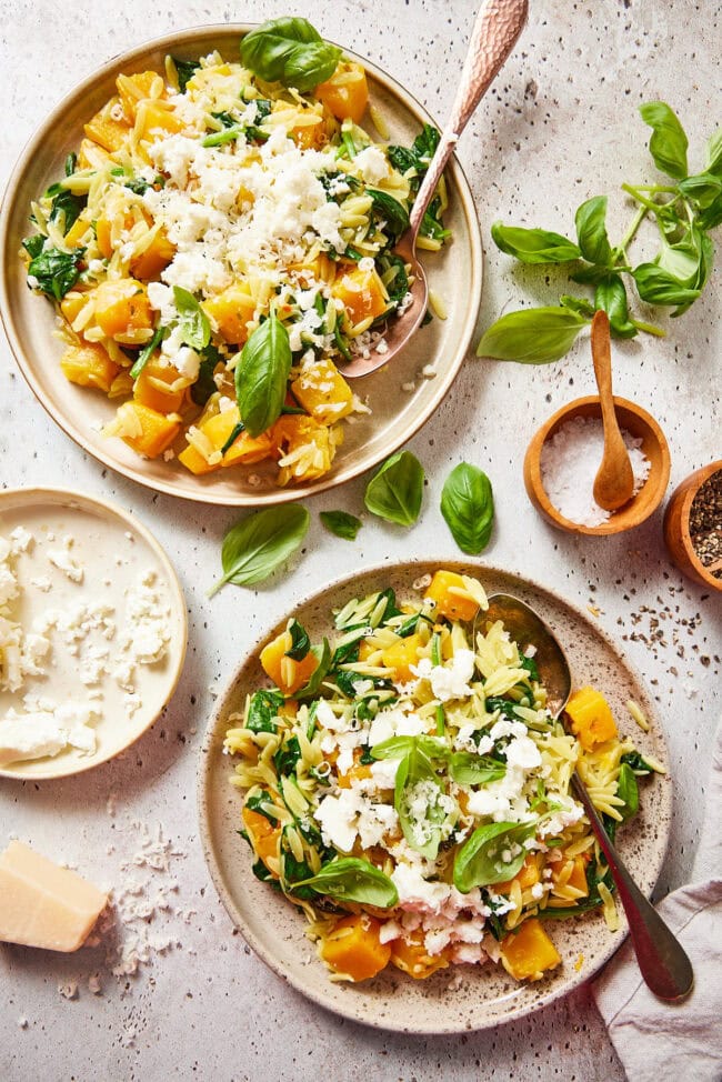 Pumpkin orzo