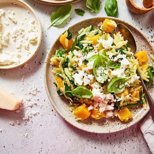 Pumpkin orzo