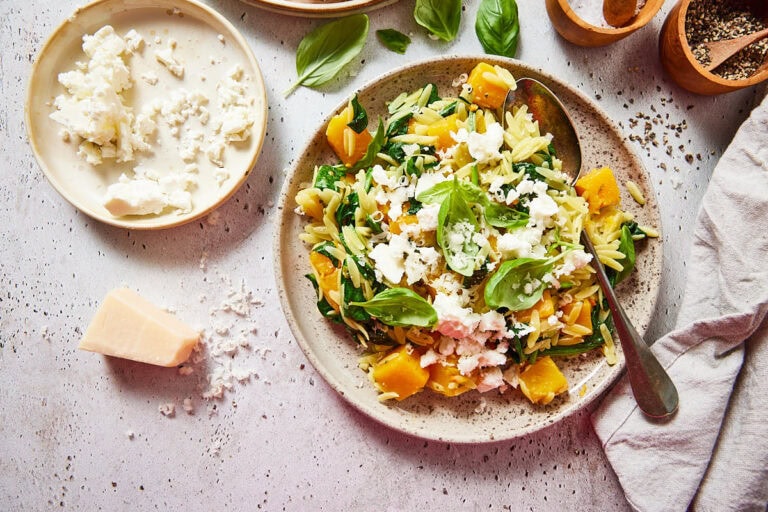 Pumpkin orzo
