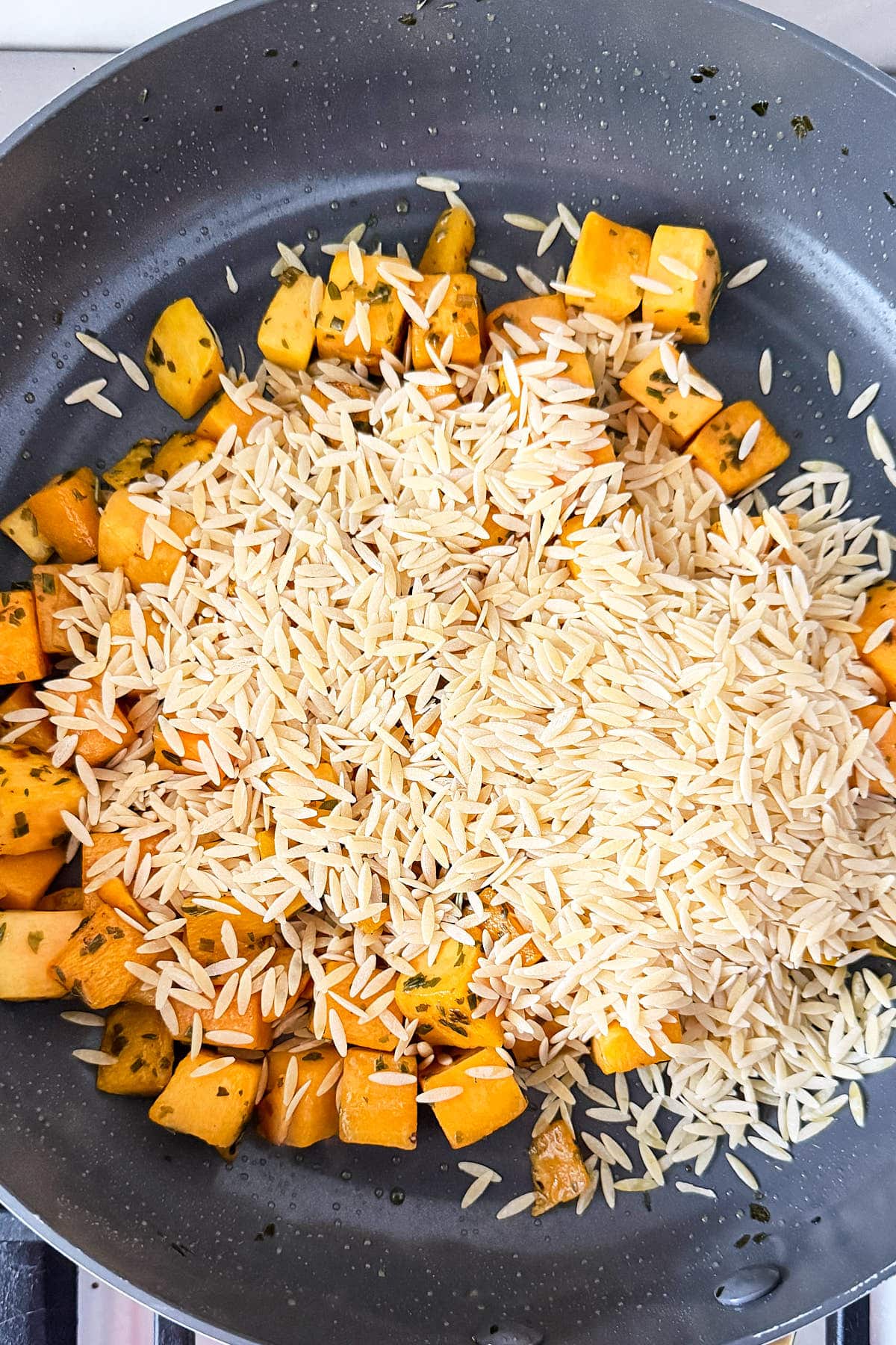 Add the orzo