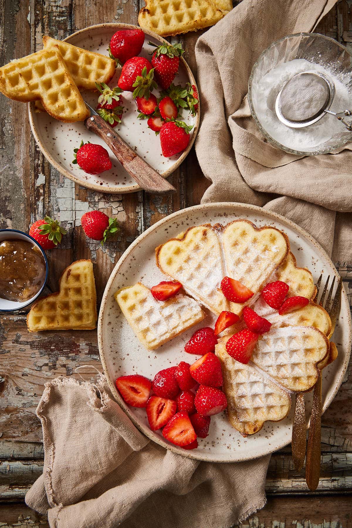 Swedish potato waffles