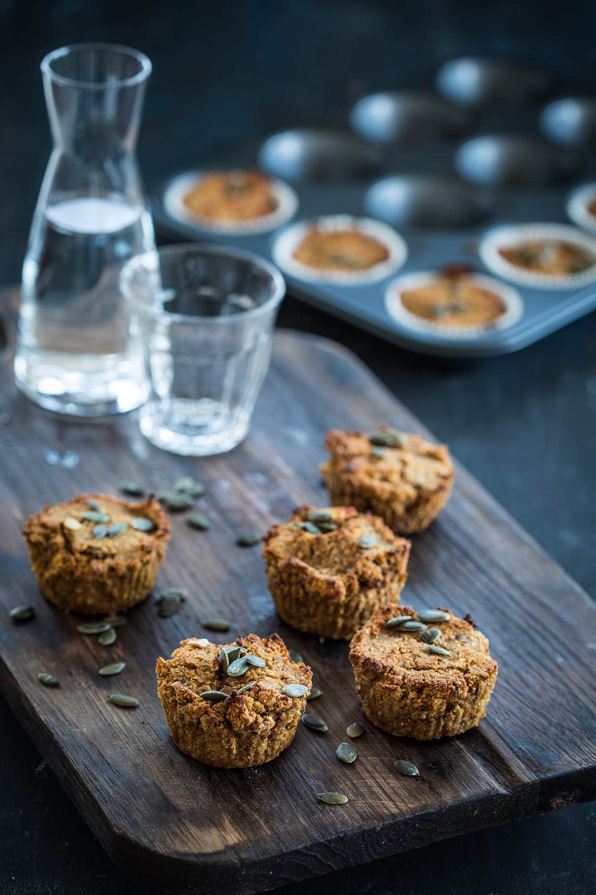 Vegan pumpkin muffins