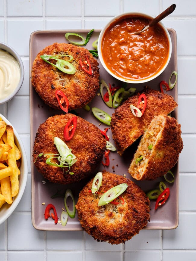 Dutch fried rice patties (nasischijf)