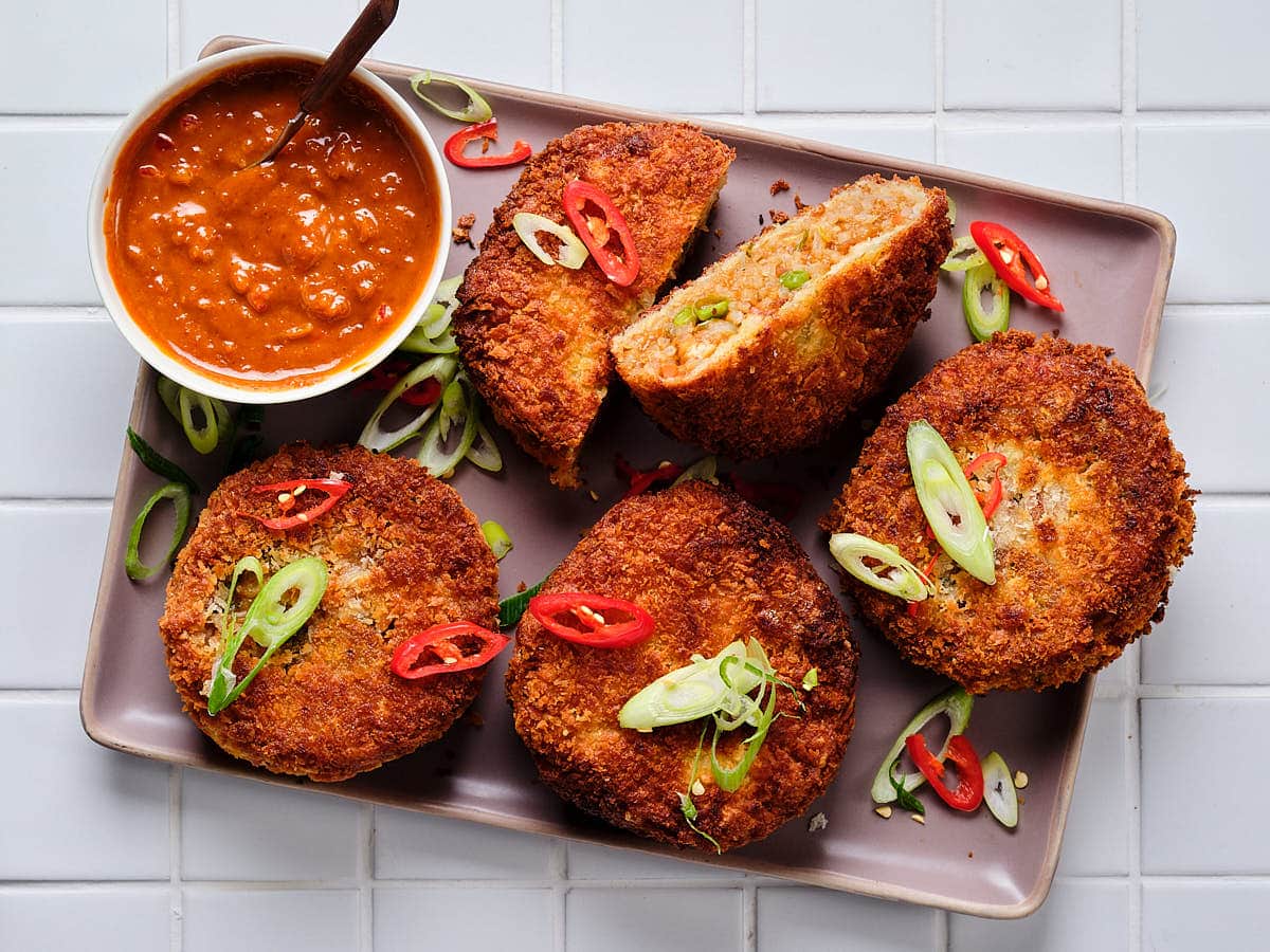 Dutch fried rice patties