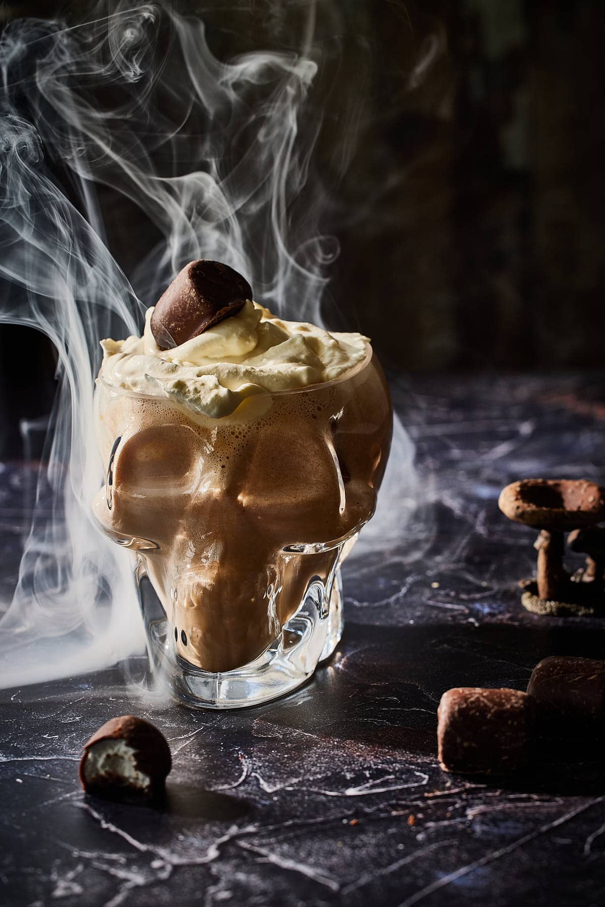 Halloween pumpkin spice latte