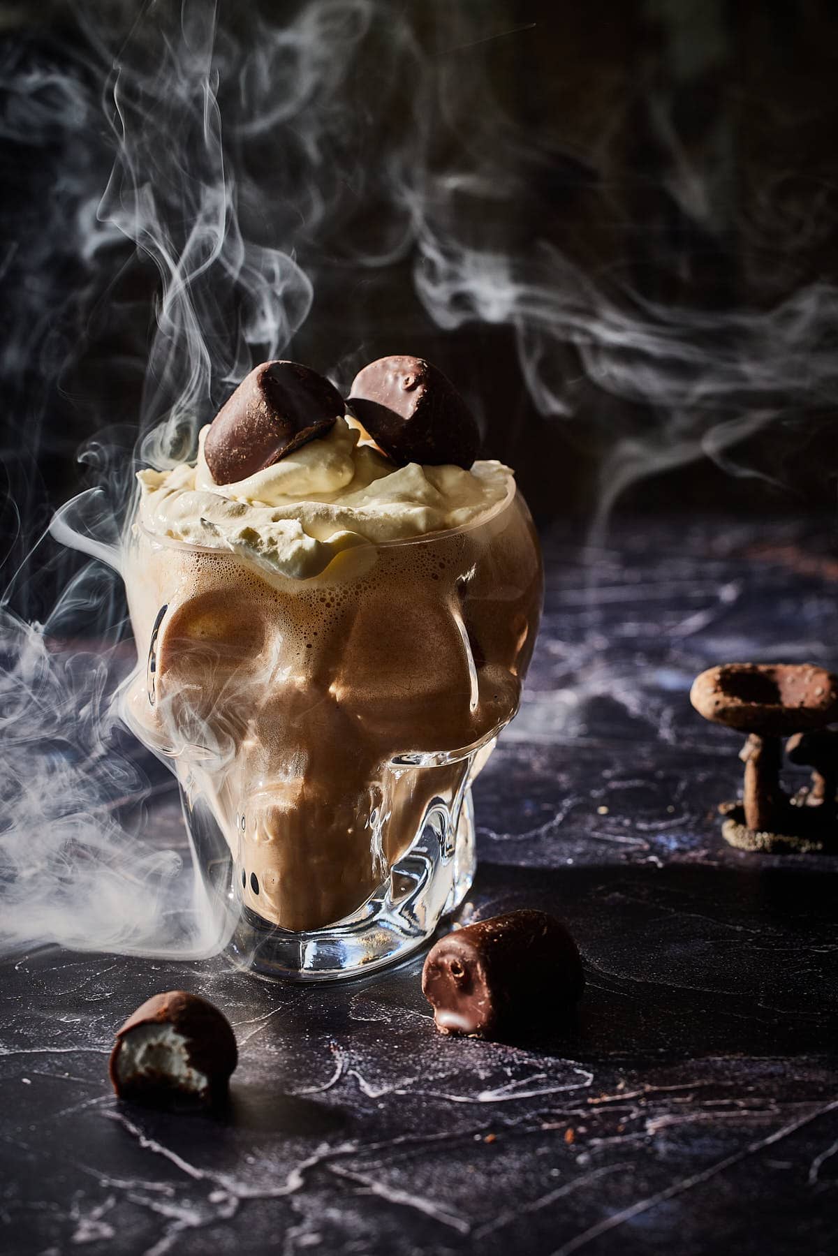 Halloween pumpkin spice latte